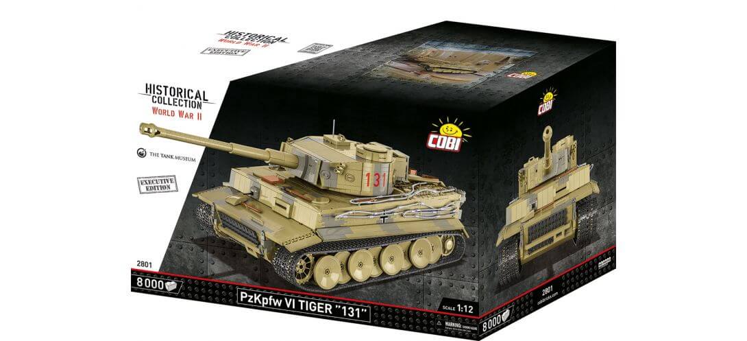 COBI 2801 PzKpfw VI TIGER 131 1:12 EXECUTIVE EDITION