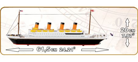 R.M.S Titanic 600 PCS