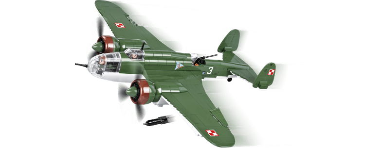 Bombardier polonais PZL P-37B ŁOŚ