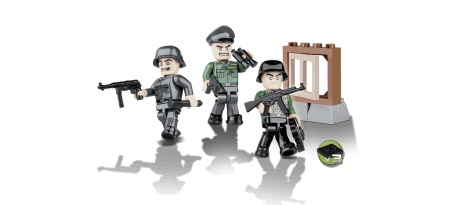 Soldats Allemands - 3 figurines avec accessoires