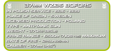 Canon antichar suédois 37 mm - wz.36 Bofors