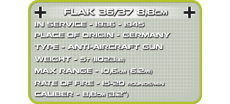 Canon allemand Flak 36/37 88 mm