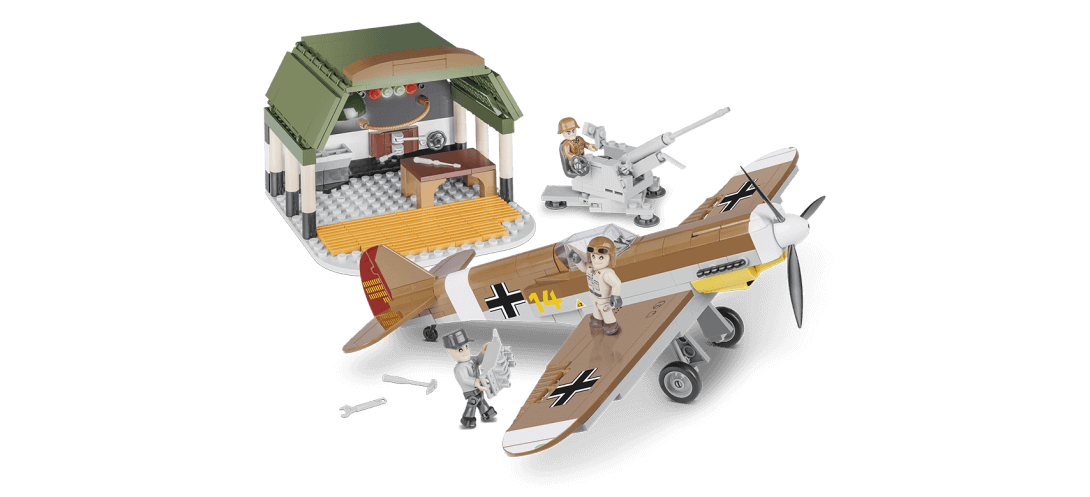Chasseur allemand Messerschmitt Bf 109 F-4 - Mission Africaine