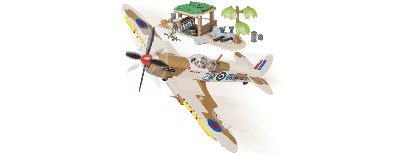 Chasseur Supermarine Spitfire Mk.IX - Aire d’atterrissage du désert