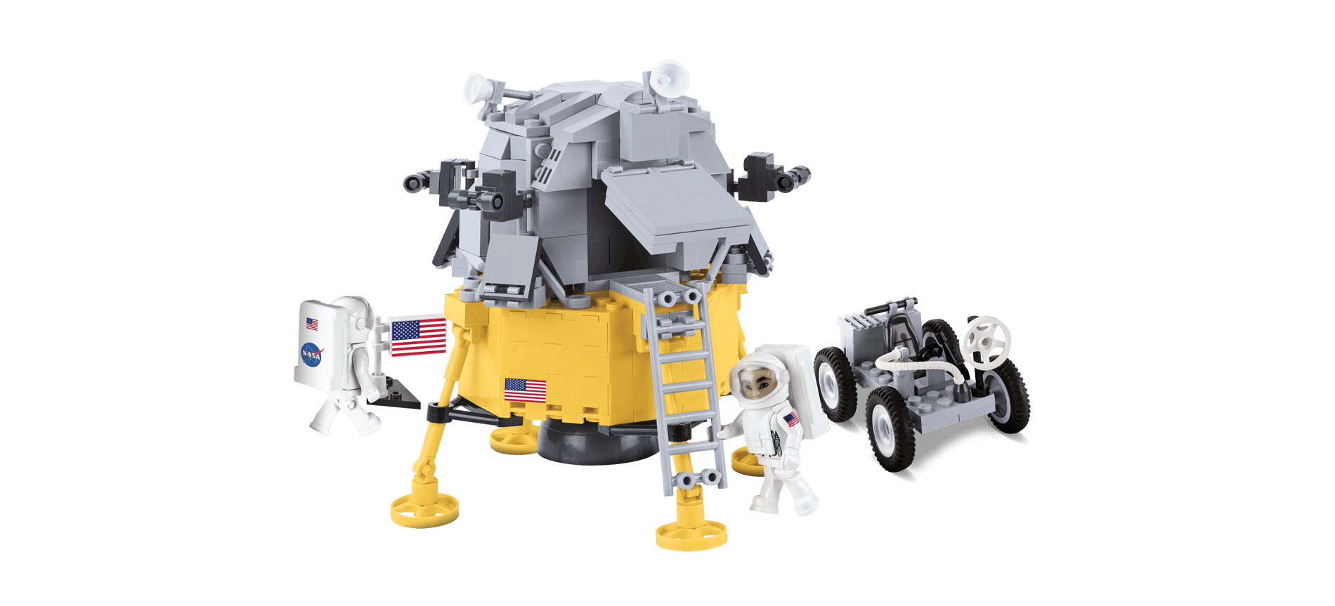 COBI 21075 Module lunaire Apollo 11 avec Jeep lunaire Toysngo