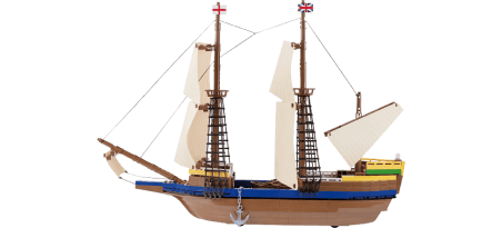 Bateau explorateur The Mayflower