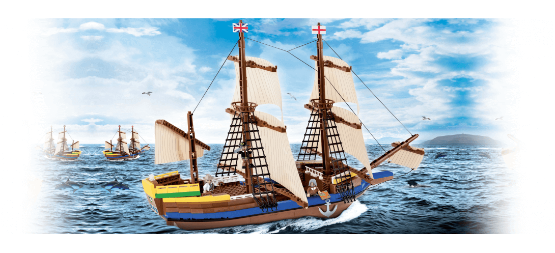 Bateau explorateur The Mayflower