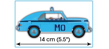 Voiture de police WARSZAWA M20 RADIOWÓZ
