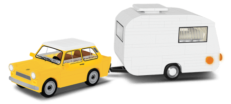 Voiture TRABANT 601 + Caravane