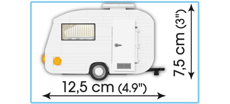 Voiture TRABANT 601 + Caravane