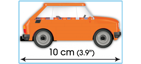 Voiture FIAT 126P + Caravane