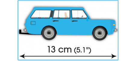 Voiture WARTBURG 353 TOURIST + Caravane