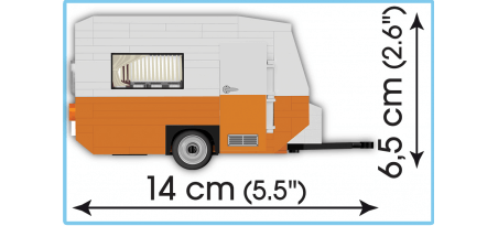 Voiture WARTBURG 353 TOURIST + Caravane