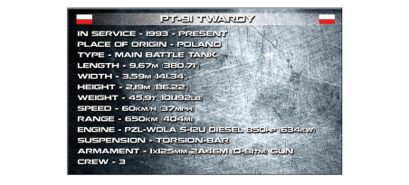 Char polonais PT-91 TWARDY