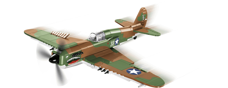 Curtiss P-40E Warhawk - chasseur américain - COBI-5706