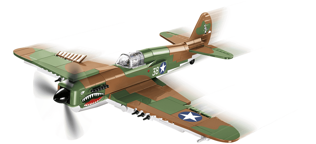 Curtiss P-40E Warhawk - chasseur américain - COBI-5706