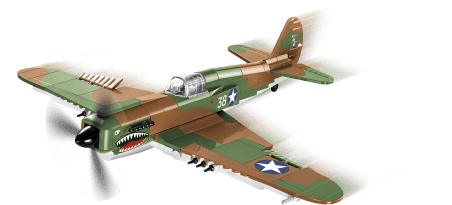 Curtiss P-40E Warhawk - chasseur américain - COBI-5706