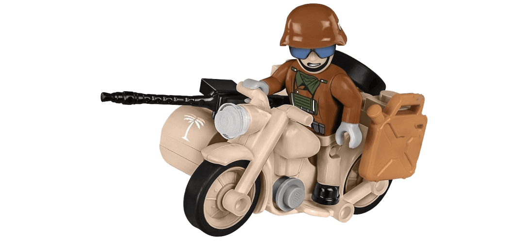 Moto sidecar BMW R75 1942 Afrika Korps - COBI-2397