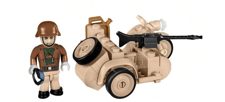 Moto sidecar BMW R75 1942 Afrika Korps - COBI-2397