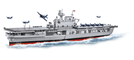 Porte-avions USS ENTERPRISE CV-6 Edition Limitée - COBI-4816