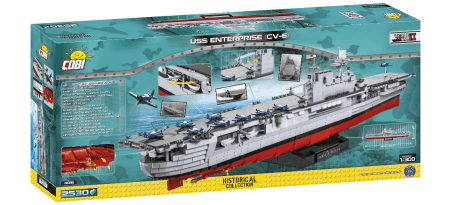 Porte-avions USS ENTERPRISE CV-6 Edition Limitée - COBI-4816