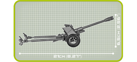 Canon antichar allemand 7,5 cm PaK 40 - COBI-2398