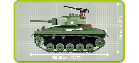 Char léger américain M24 CHAFFEE - COBI-2457