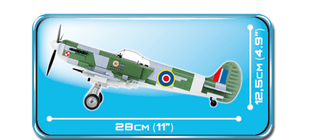 Avion de combat britannique Supermarine Spitfire Mk VB - COBI-5512