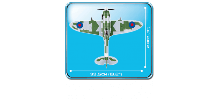 Avion de combat britannique Supermarine Spitfire Mk VB - COBI-5512