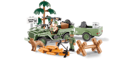 Jeep Willys MB avec remorque - COBI-24192