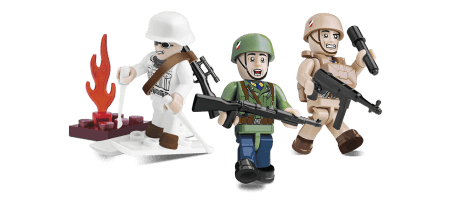 Troupes d'élite allemandes - 3 figurines avec accessoires - COBI-2031