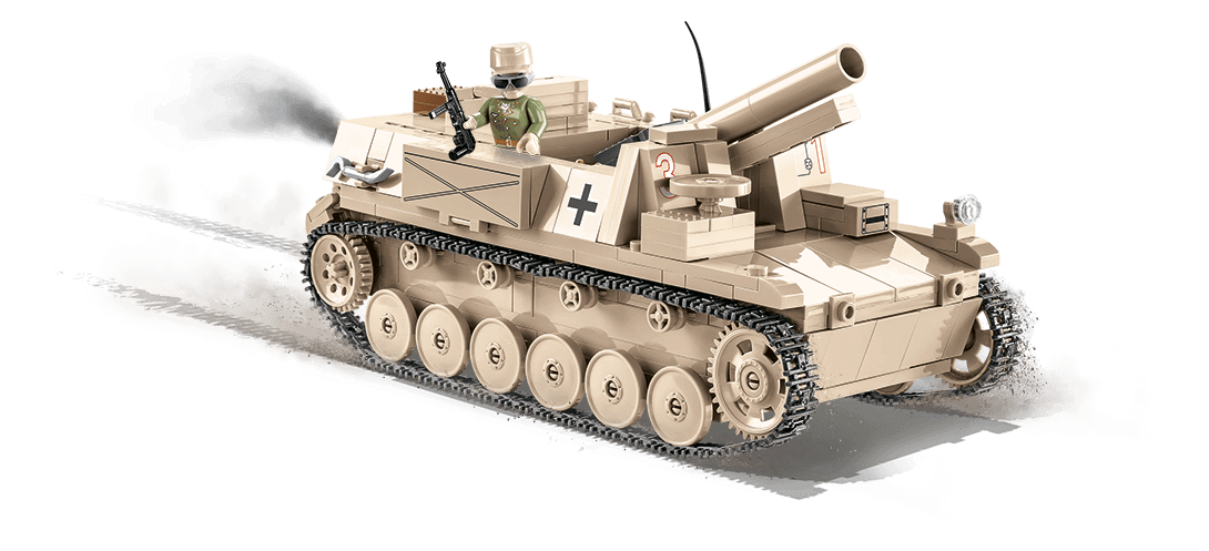 Canon automoteur allemand Sturmpanzer II Afrika Korps - COBI-2528