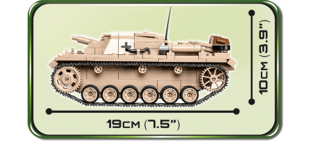 Canon d'assaut allemand Sturmgeschütz III Ausf. D Afrika Korps - COBI-2529