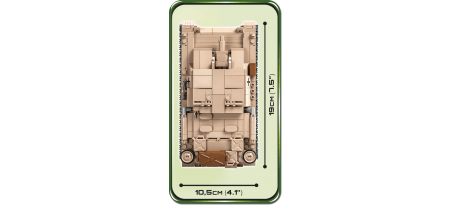 Canon d'assaut allemand Sturmgeschütz III Ausf. D Afrika Korps - COBI-2529