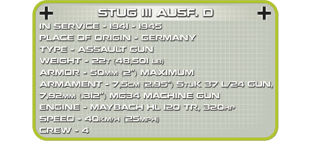 Canon d'assaut allemand Sturmgeschütz III Ausf. D Afrika Korps - COBI-2529