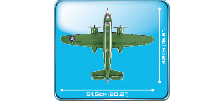 North American B-25B Mitchell - bombardier moyen US - COBI-5713