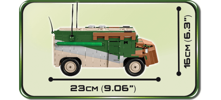 Mammouth de Rommel - véhicule de commandement
Référence COBI-2525