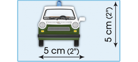 Voiture Trabant 601 Volkspolizei DDR - COBI-24520