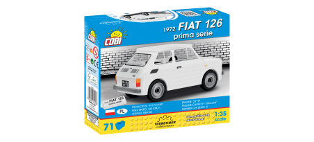 Voiture Fiat 126 1972 prima serie - COBI-24523