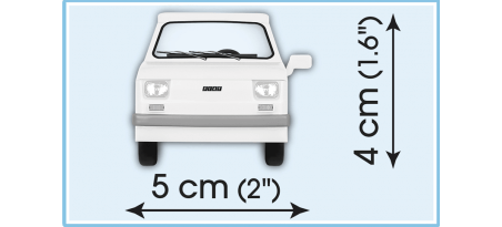 Voiture Fiat 126 1972 prima serie - COBI-24523