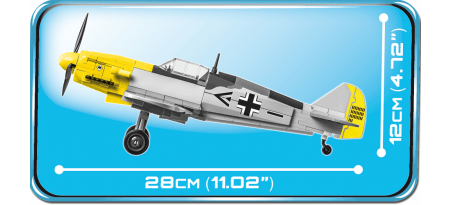 Avion allemand Messerschmitt BF 109 F-2 - COBI-5715