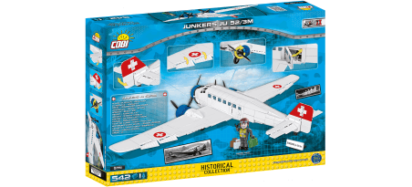 Avion Junkers Ju52 / 3m Suisse - COBI-5711