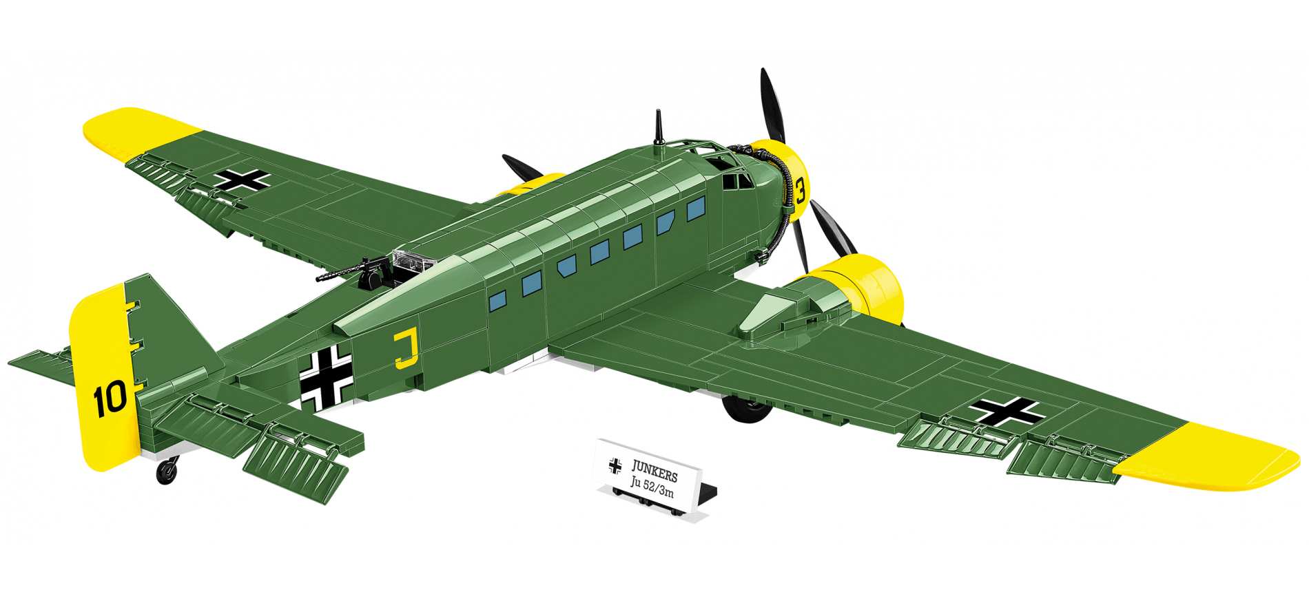 Cobi 5711 Avion de ligne suisse Junkers Ju.52/3m - Briques Blindées