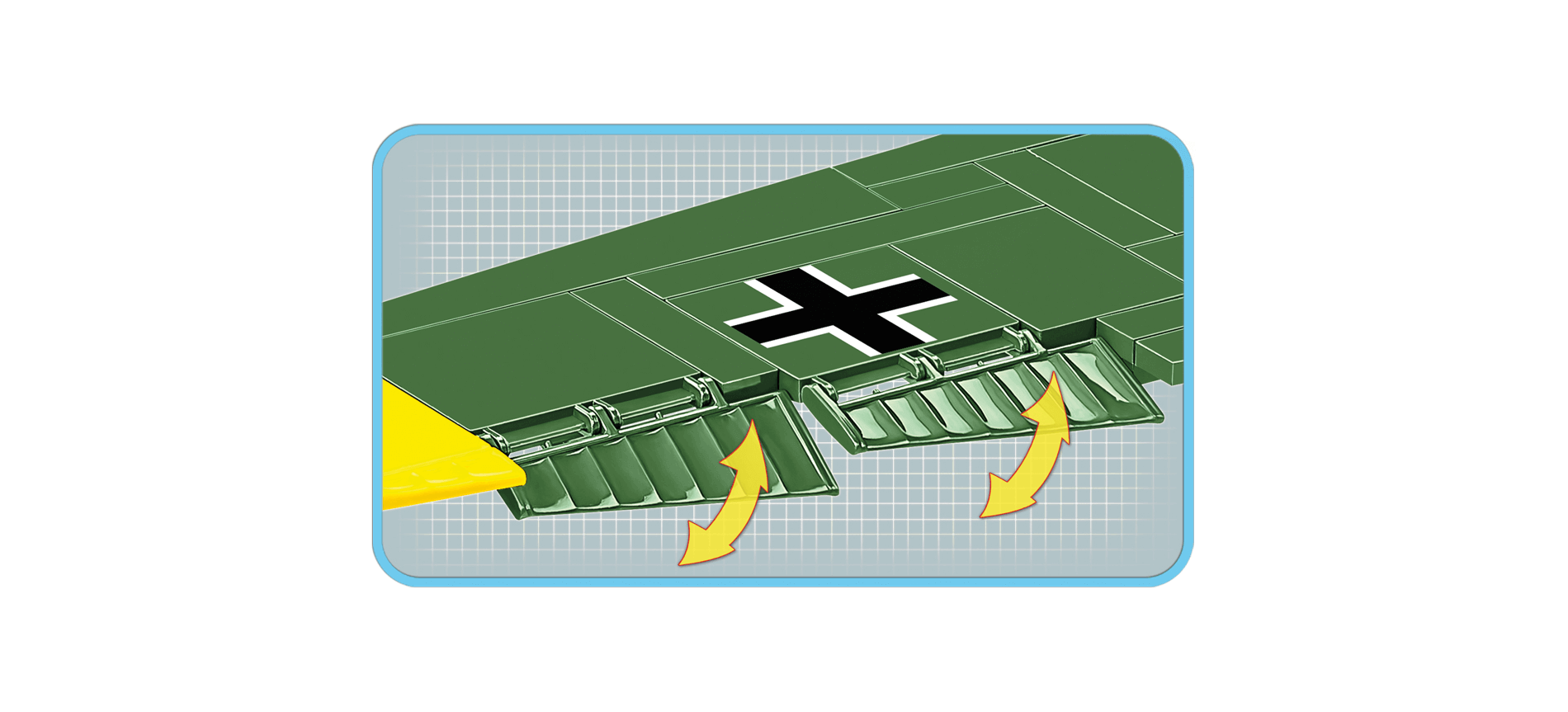 Cobi 5711 Avion de ligne suisse Junkers Ju.52/3m - Briques Blindées