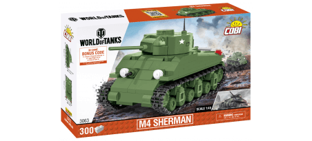Char US M4 Sherman 1:48 World of Tanks