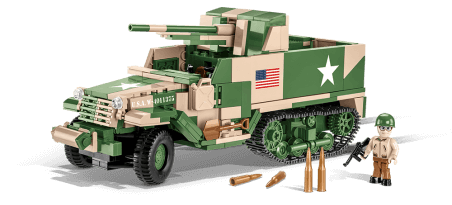 Half-track US M3 Gun Motor Carriage