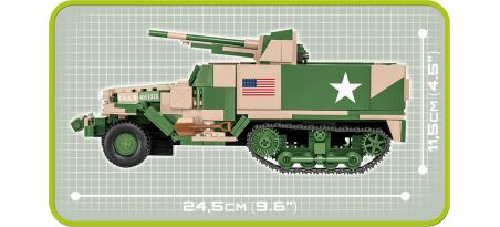 Half-track US M3 Gun Motor Carriage