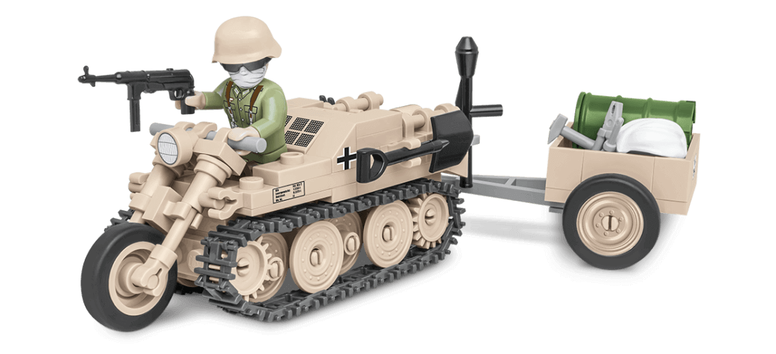 Véhicule allemand Sd.Kfz.2 Kettenkrad Afrika Korps