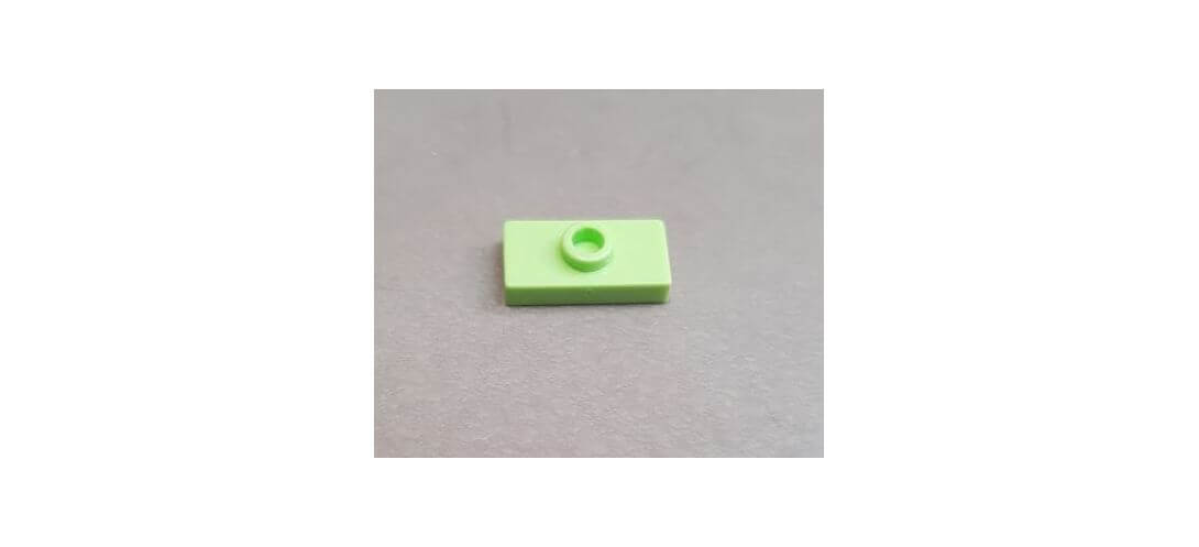 Plaque 1x2 Bouton - PL1x2B
