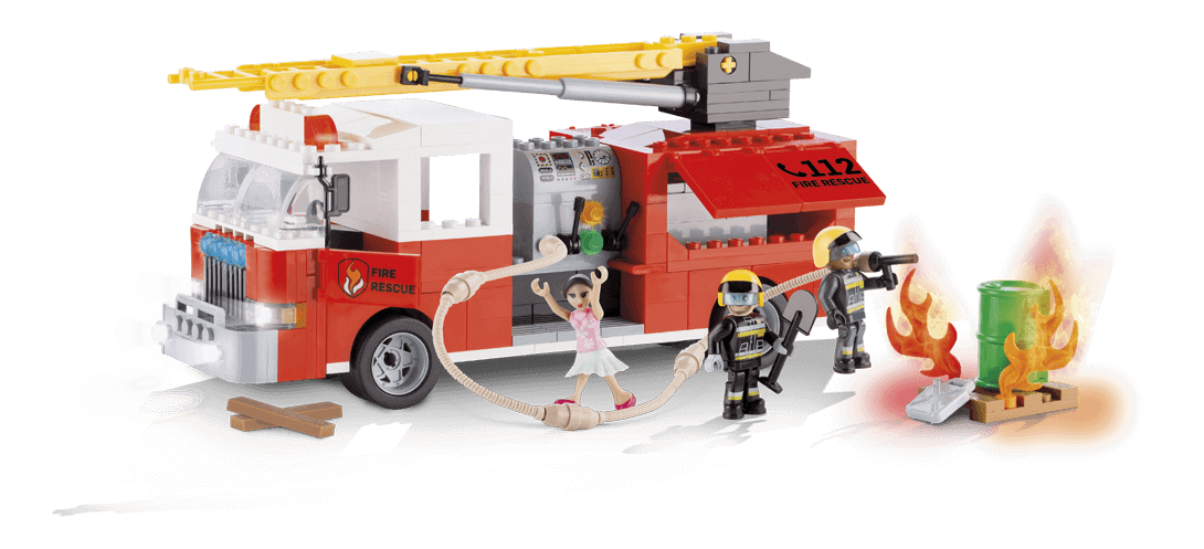 Camion de pompiers grande échelle - COBI-1465